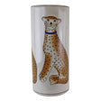 Ceramic Umbrella Stand, Leopard Design