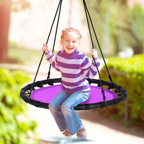 Adjustable crow&#39;s nest round swing