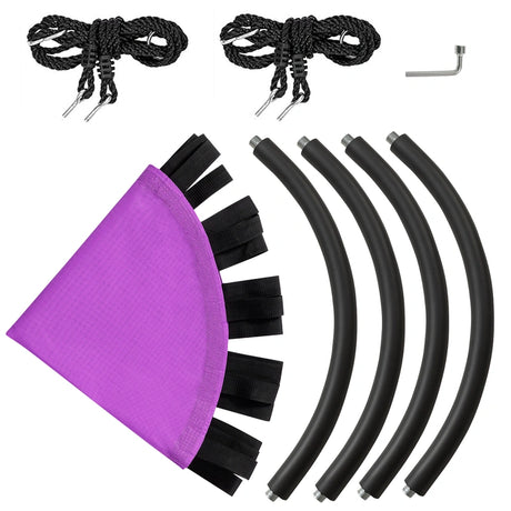 Adjustable crow&#39;s nest round swing
