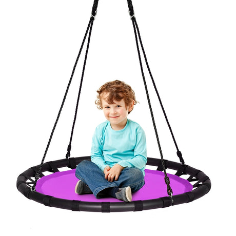 Adjustable crow&#39;s nest round swing