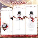 Pre-Lit Pop-up Christmas Decoration with 180 Cold White LED Lights
