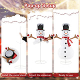 Pre-Lit Pop-up Christmas Decoration with 180 Cold White LED Lights