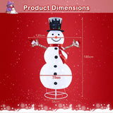 Pre-Lit Pop-up Christmas Decoration with 180 Cold White LED Lights