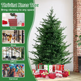 Pre-Lit Christmas Tree with LED Lights and 8 Lighting Modes-4.5 FT
