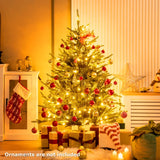 Pre-Lit Christmas Tree with LED Lights and 8 Lighting Modes-4.5 FT