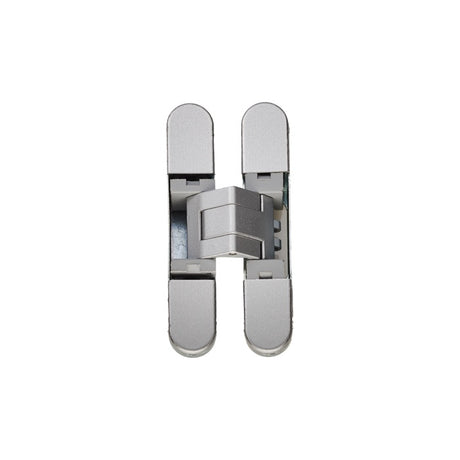 929 STARS 3D CONCEALED HINGE 76 X 14MM SILVER - SCREWS NOT SUPPLIED - SILVER - 76 x 14mm - EACH