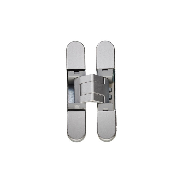 929 STARS 3D CONCEALED HINGE 76 X 14MM SILVER - SCREWS NOT SUPPLIED - SILVER - 76 x 14mm - EACH