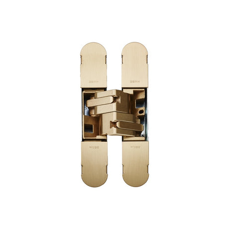 1130 STARS 3D CONCEALED HINGE 134 X 24MM OSG (GALVANIC SATIN BRASS) - GALVANIC SATIN BRASS - 134 x 24 - EACH