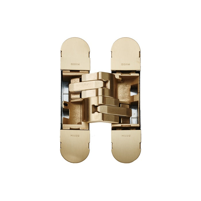 1230 STARS 3D CONCEALED HINGE 130 X 30MM OSG (GALVANIC SATIN BRASS) - GALVANIC SATIN BRASS - 130 x  30 - EACH