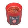 Root Chakra Strawberry Crystal Chip Candle