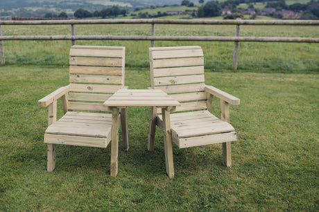 CLOVER LOVE SEATS WITH ANGLED TRAY