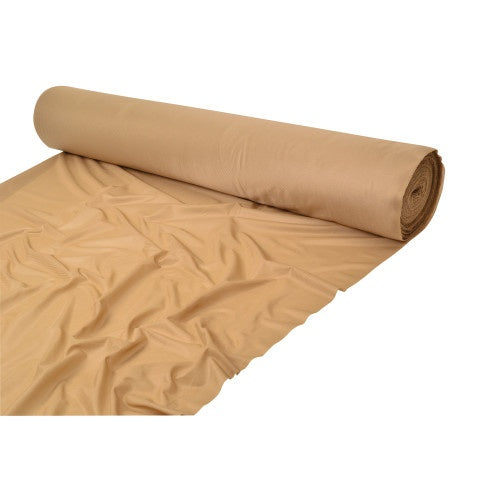 Polyester - 54" FR Beige Polyester Lining Cloth (Sold Per Metre)