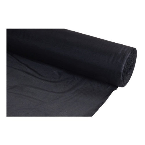 Polyester - 54" FR Black Polyester Lining Cloth (Sold Per Metre)