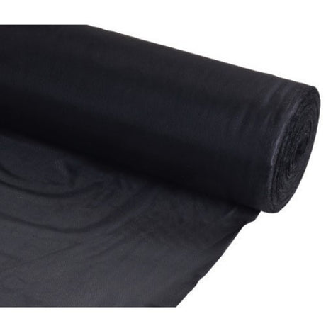 Polyester - 54" FR Black Polyester Lining Cloth (10m Roll)