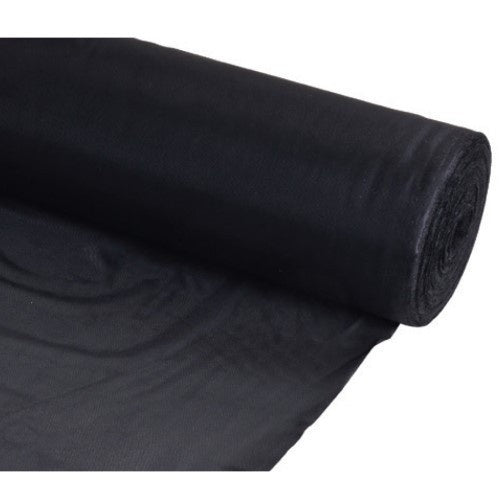 Hook & Loop Receptive - 60" FR Black Brushed Polyester (Sold Per Metre)