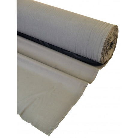 Hook & Loop Receptive - 60" FR Mid Grey Brushed Polyester (Sold Per Metre)