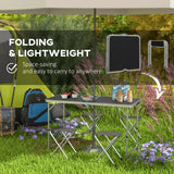 Outsunny Four-Person Foldable Aluminium Picnic Set