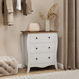 Closet Storage Organizer with 3 Folding Fabric Drawers and Anti-tipping Kit-Grey