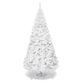 7 ft  White Artificial PVC Christmas Tree with Stand