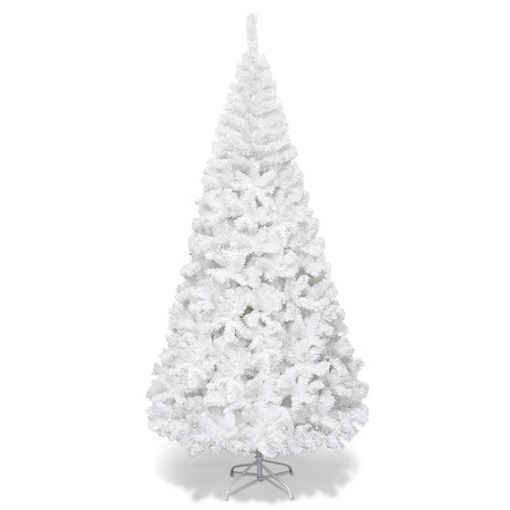 7 ft  White Artificial PVC Christmas Tree with Stand