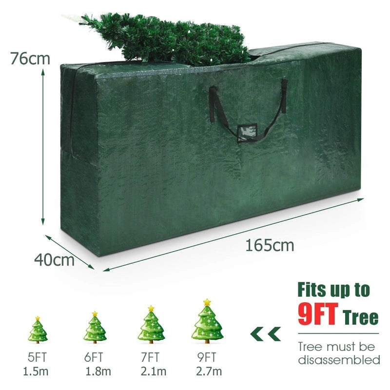 Christmas Tree PE Storage Bag for 9 Feet Artificial Tree