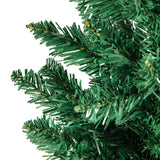 Set of 3 Potted Artificial Christmas Tree with Silver Metal Buckets