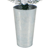 Set of 3 Potted Artificial Christmas Tree Snow-Flocked