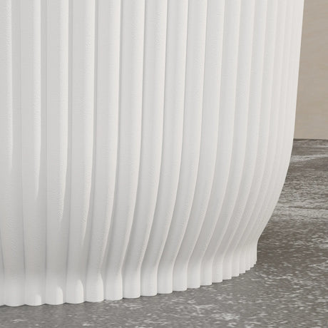 Outsunny Set of Two 22cm Planters - White