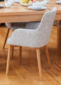 Oak Light Grey Chair (Pack of two)