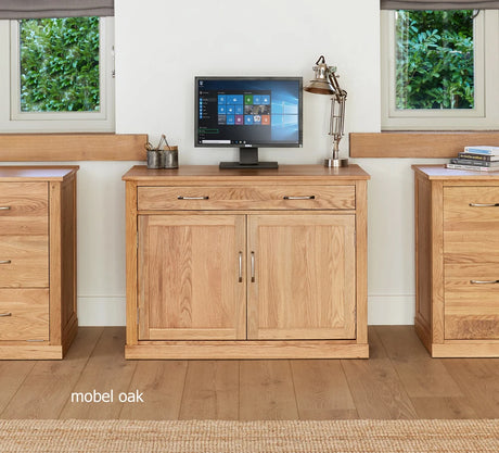 Mobel Oak Hidden Home Office