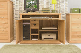 Mobel Oak Hidden Home Office