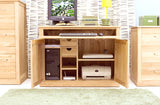 Mobel Oak Hidden Home Office