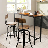 120 x 40 cm Industrial High Bar Table for Kitchen & Cafe & Pub