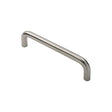 10MM DIA. D PULL HANDLE - 96MM C/C - BOLT THROUGH FIXING_x005F
 - SATIN STAINLESS STEEL - 96 - EACH