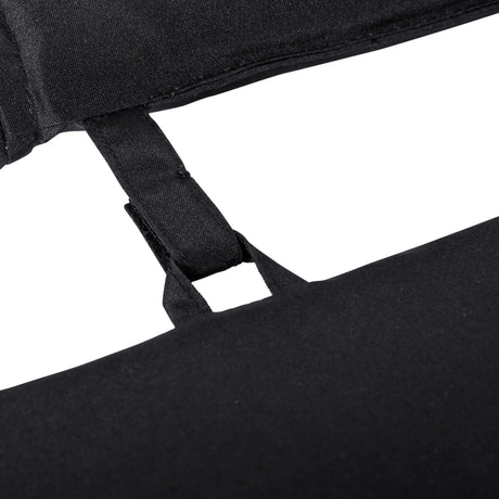 Outsunny Garden Sun Lounger Cushion Replacement Soft Sunbed Reclining Chair Relaxer Pad with Pillow, Cushion ONLY - Black