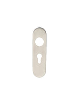 RADIUS COVERPLATE TO SUIT CSLP - PAIR - EURO 47.5MM C/C_x005F
 - SATIN STAINLESS STEEL - PAIR