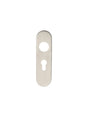 RADIUS COVERPLATE TO SUIT CSLP - PAIR - EURO 47.5MM C/C_x005F
 - SATIN STAINLESS STEEL - PAIR