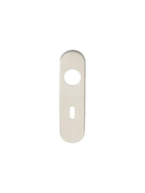 RADIUS COVERPLATE TO SUIT CSLP - PAIR - LOCK 57MM C/C_x005F
 - SATIN STAINLESS STEEL - PAIR