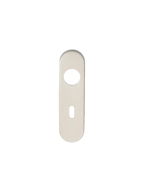 RADIUS COVERPLATE TO SUIT CSLP - PAIR - LOCK 57MM C/C_x005F
 - SATIN STAINLESS STEEL - PAIR