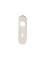 RADIUS COVERPLATE TO SUIT CSLP - PAIR - LOCK 57MM C/C_x005F
 - SATIN STAINLESS STEEL - PAIR