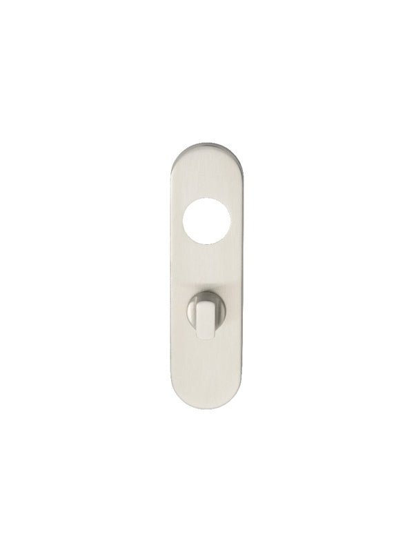 RADIUS COVERPLATE TO SUIT CSLP - PAIR - BATHROOM 57MM C/C_x005F
 - SATIN STAINLESS STEEL - PACK
