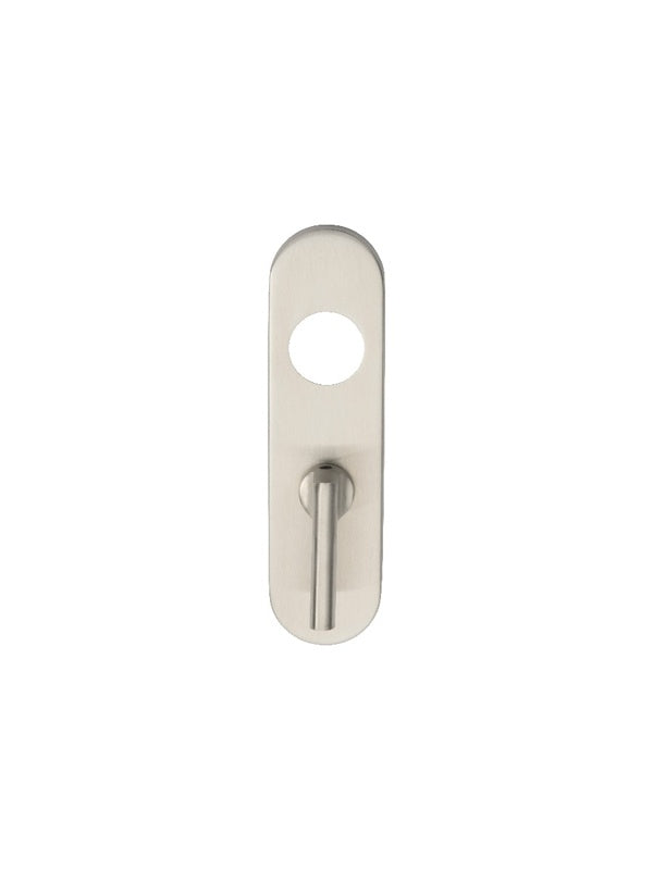 RADIUS COVERPLATE TO SUIT CSLP - PAIR - BATHROOM 57MM C/C - LARGE TURN - SATIN STAINLESS STEEL - PACK