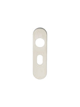RADIUS COVERPLATE TO SUIT CSLP - PAIR - OVAL 48.5MM C/C_x005F
 - SATIN STAINLESS STEEL - PAIR