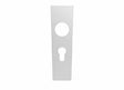 SQUARE COVERPLATE TO SUIT CSLP - PAIR - EURO 47.5MM C/C_x005F
 - SATIN STAINLESS STEEL - PAIR