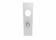 174 X 45 X 8MM STEELWORX SQUARE BACKPLATES -  BATHROOM (57MM C/C) + SMALL INDICATOR & TURN - SATIN STAINLESS STEEL - PACK