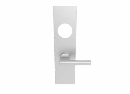 174 X 45 X 8MM STEELWORX SQUARE BACKPLATES -  BATHROOM (57MM C/C) + STANDARD TURN & RELEASE - SATIN STAINLESS STEEL - PACK