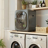 HOMCOM 4kg Vented Tumble Dryer with 5 Drying Mode, 800W Compact Freestanding Front Tumble Dryer Grey
