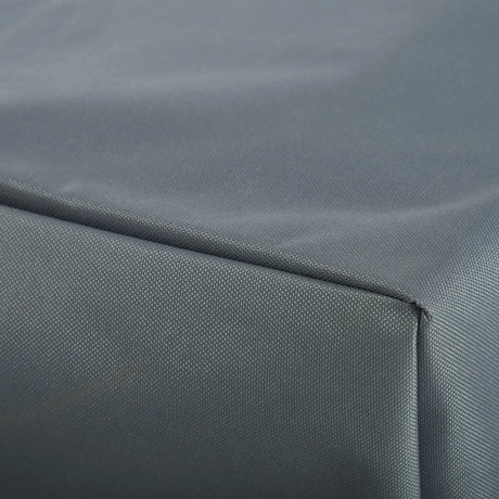 Outsunny Rectangular Patio Furniture Cover for Chairs Water UV Resistant Protection 600D Oxford Fabric Rattan Lounge Clean Cover, 200 x 86 x 82cm