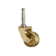 Brass Grip Neck Castor – 1 inch (25mm) with fixing Socket