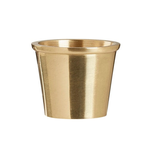 Brass Round Cup Cap – 1 1/4 inch (32mm)